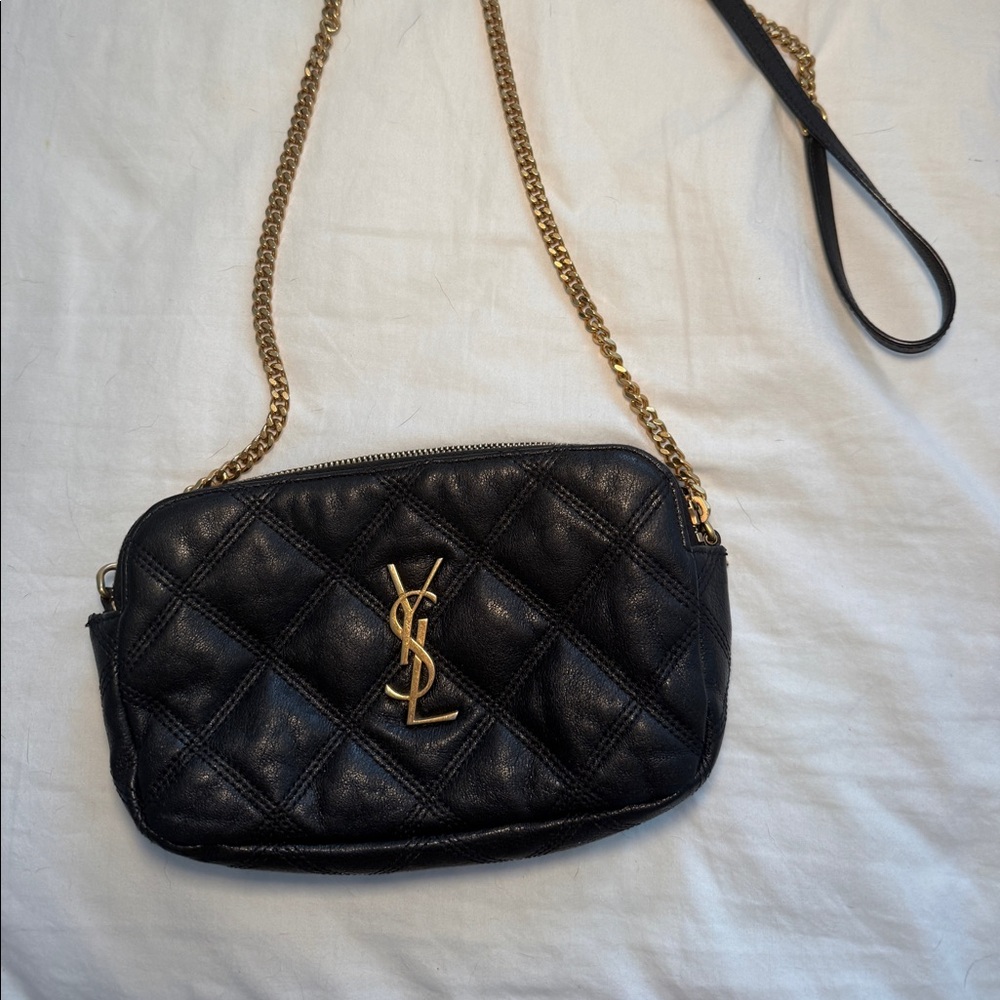 Saint Laurent Becky black crossbody shoulder bag